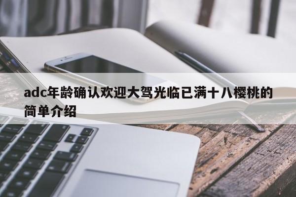 adc年龄确认欢迎大驾光临已满十八樱桃的简单介绍